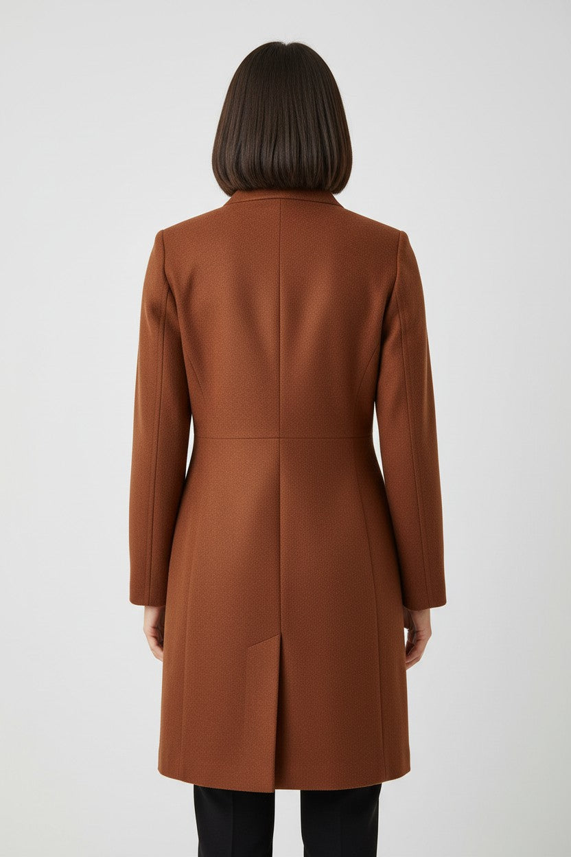 ESPRIT Damen Mantel Braun Größe L/XL