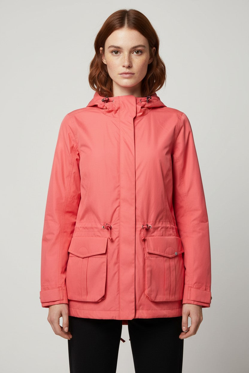 ESPRIT Damen Regenjacke Rot Größe XXL
