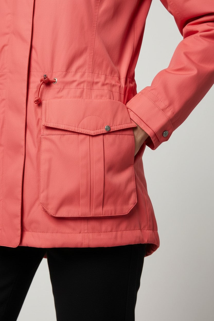 ESPRIT Damen Regenjacke Rot Größe XXL