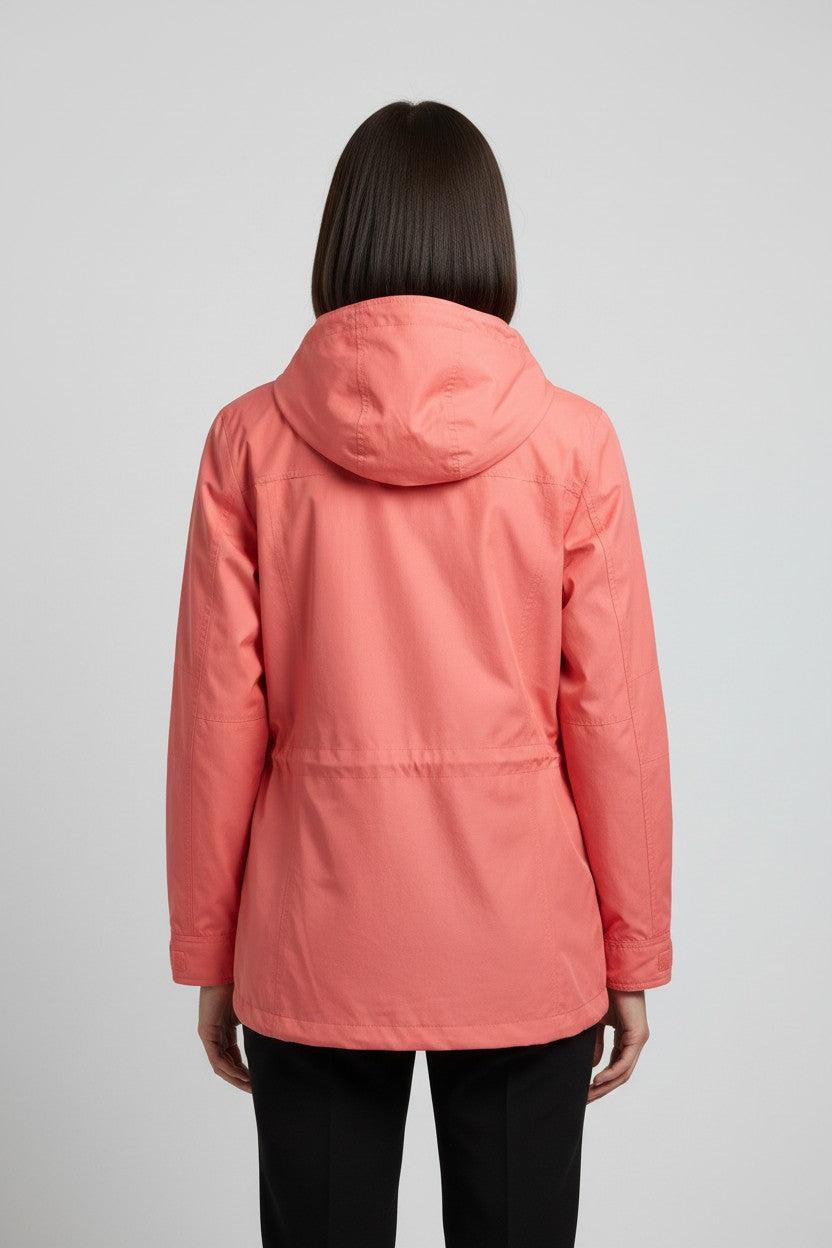 ESPRIT Damen Regenjacke Rot Größe XXL