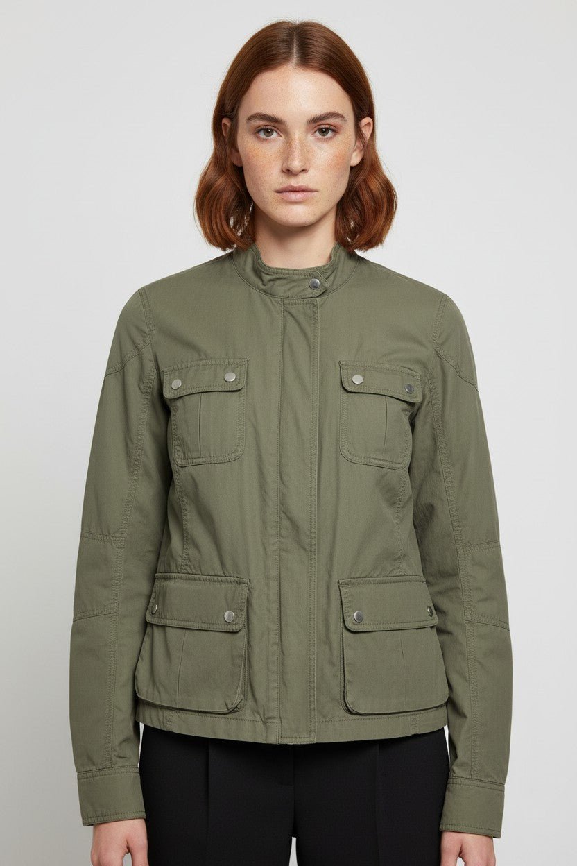 ESPRIT Damen Safarijacke Grün Größe XXL
