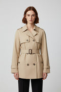 ESPRIT Damen Trenchcoat Beige Größe M