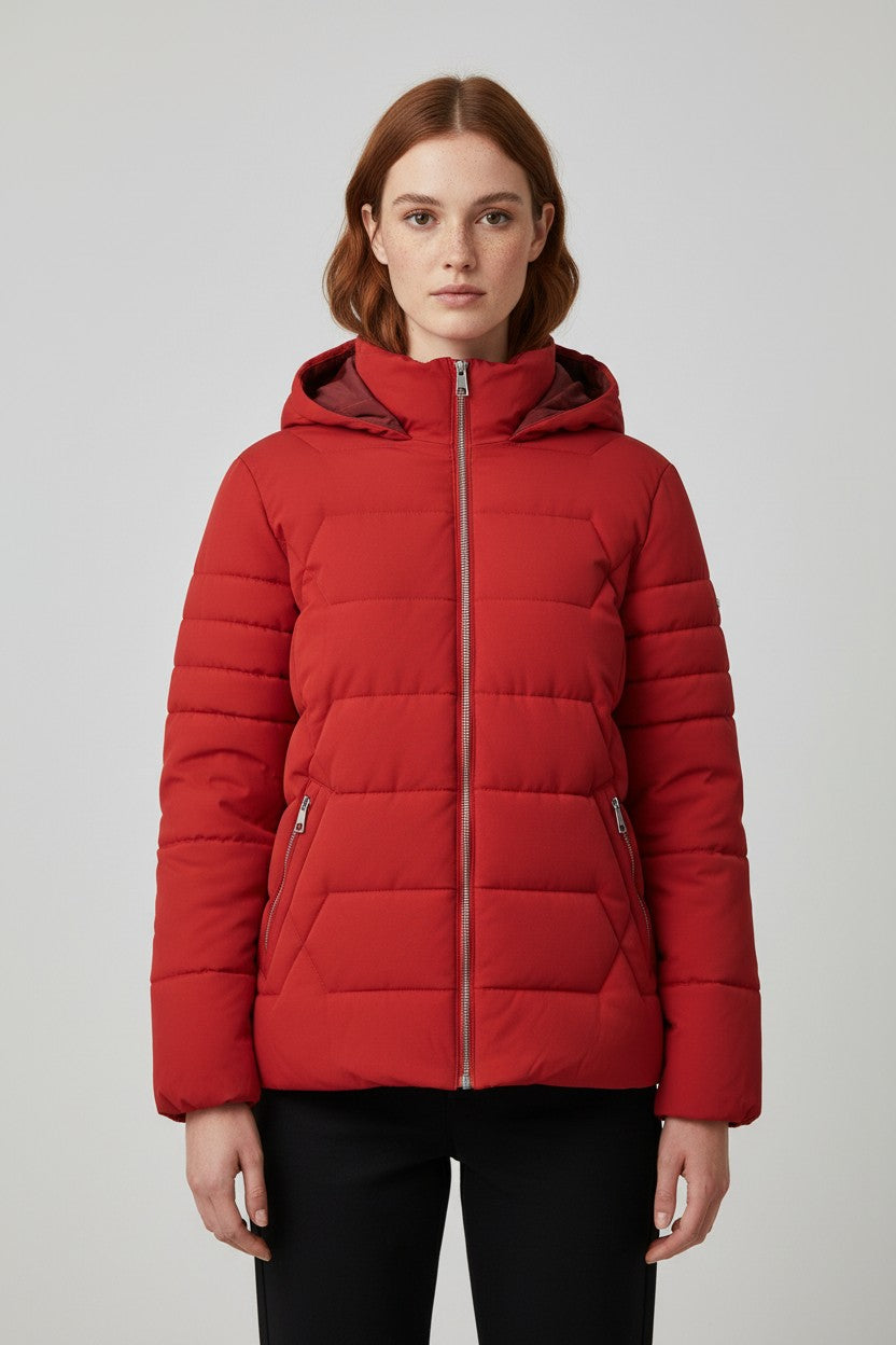 ESPRIT Damen Winterjacke Rot Größe XXL