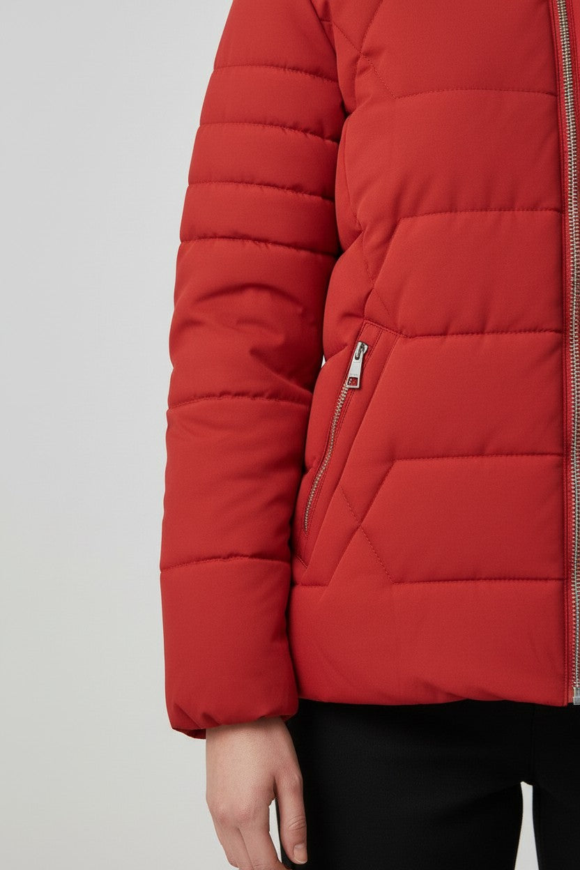 ESPRIT Damen Winterjacke Rot Größe XXL