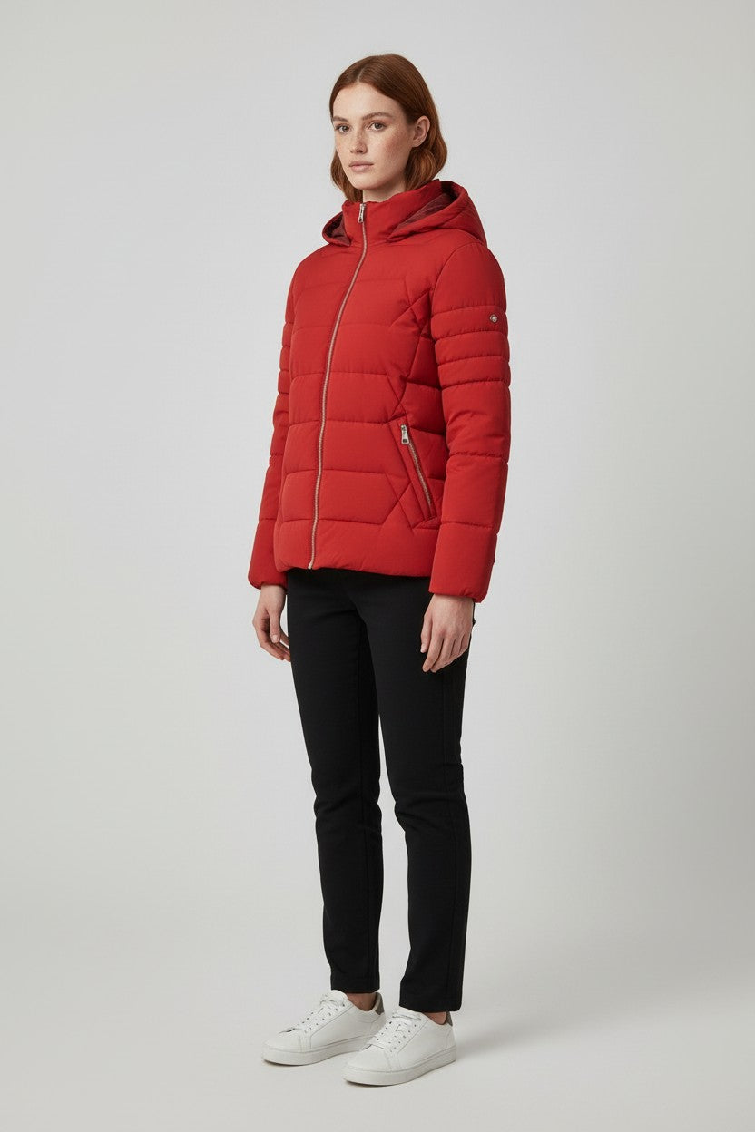 ESPRIT Damen Winterjacke Rot Größe XXL