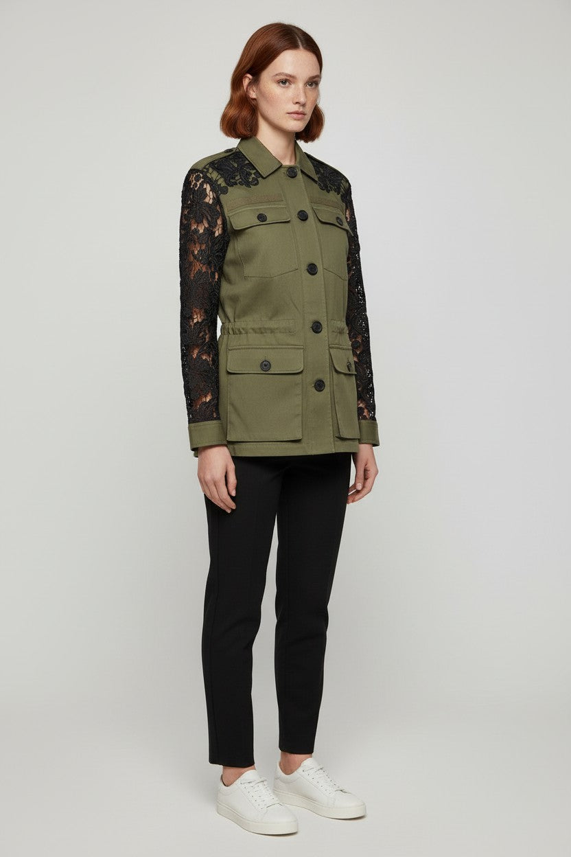 Guess Damen Jacke Grün Größe S