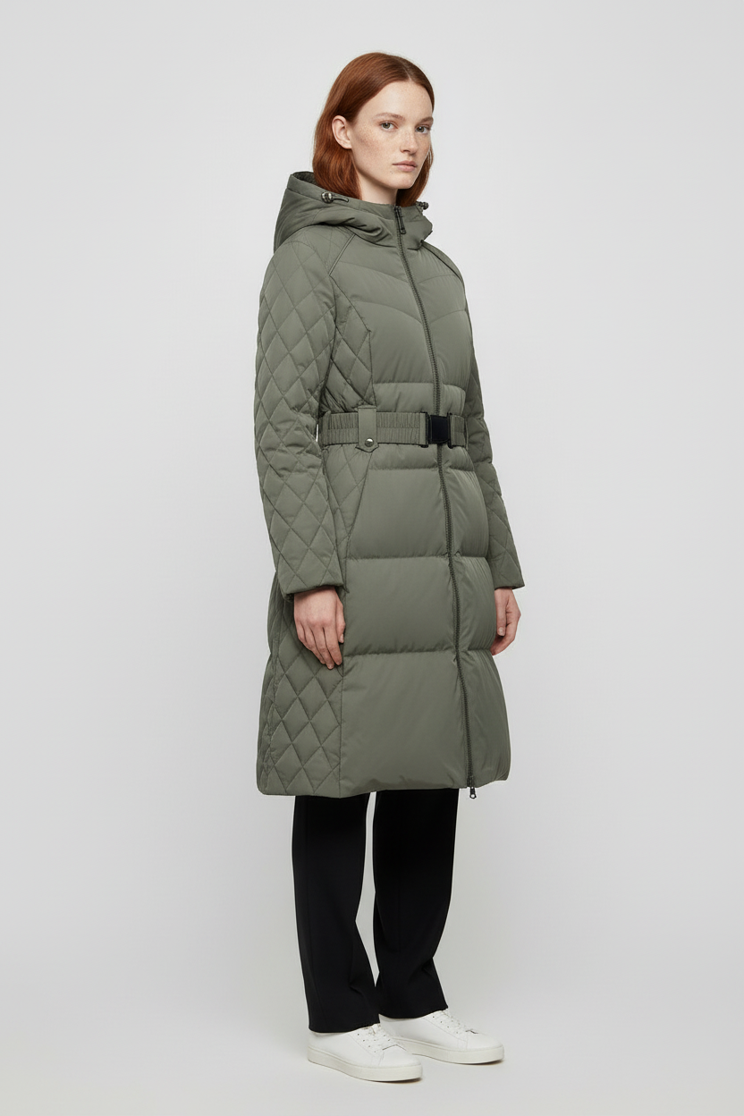 Guess Damen Mantel Grün Größe XL