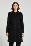 Miss Sixty Damen Mantel Schwarz Größe S