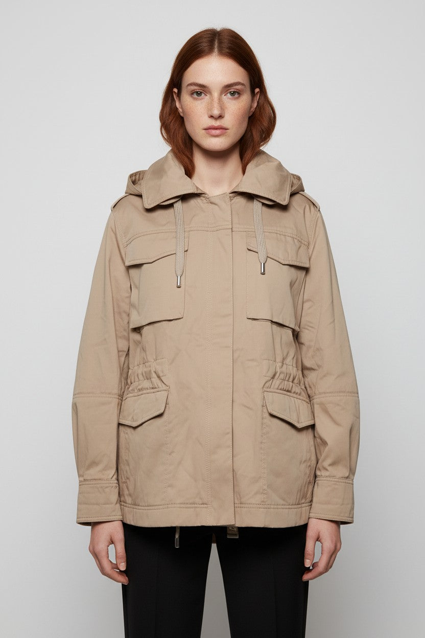 Tommy Hilfiger Damen Anorak Beige Größe 2XL