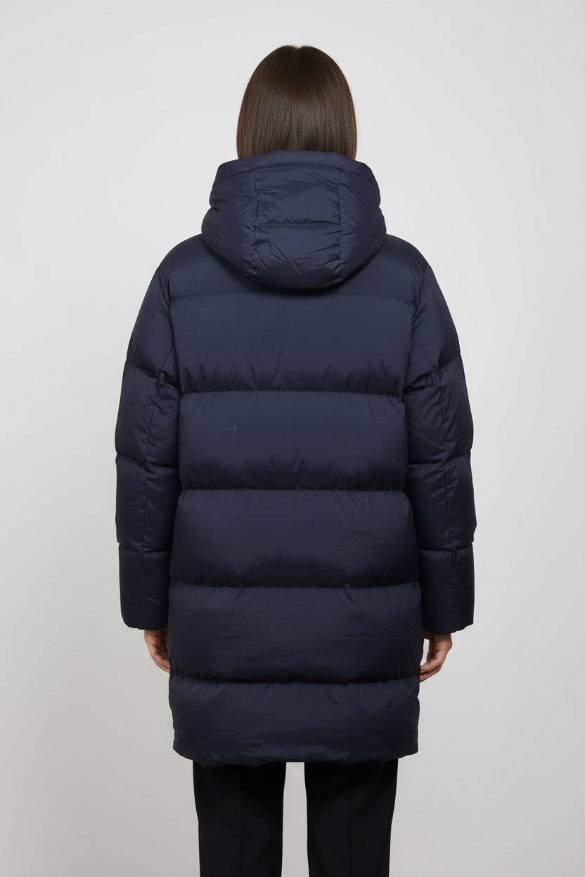 Tommy Hilfiger Damen Daunenmantel Blau Größe M