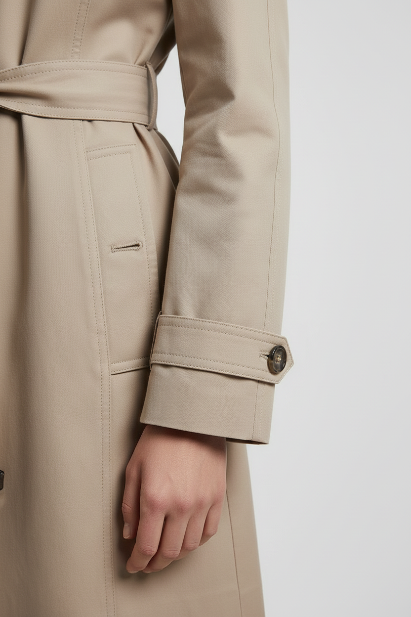 Tommy Hilfiger Damen Trenchcoat Beige Größe S
