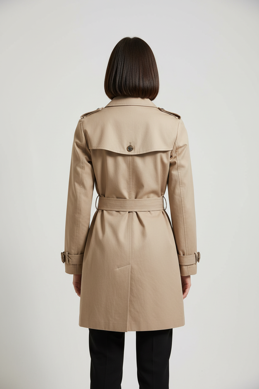 Tommy Hilfiger Damen Trenchcoat Beige Größe S