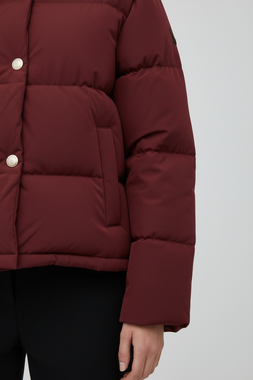 Tommy Hilfiger Damen Winterjacke Rot Größe S/M