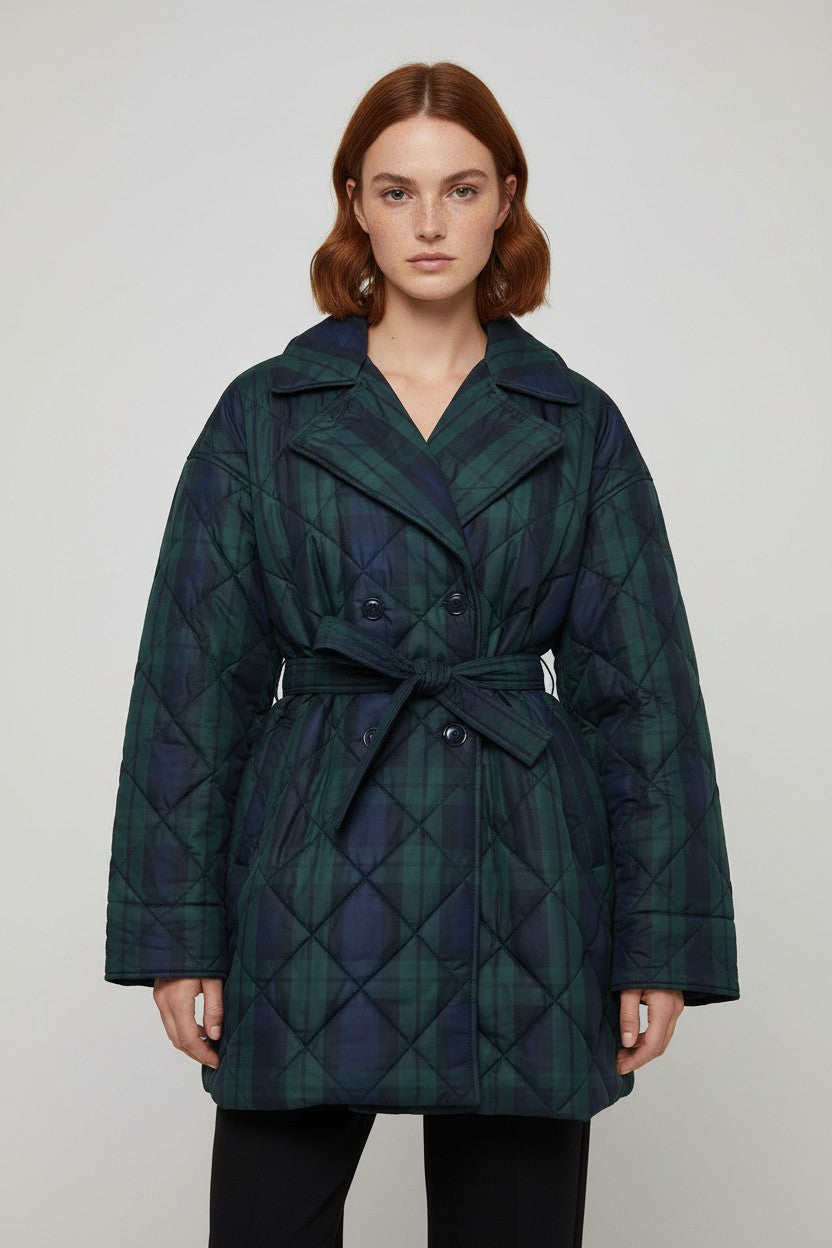 Tommy Hilfiger Damen Wintermantel Mehrfarbig Größe L