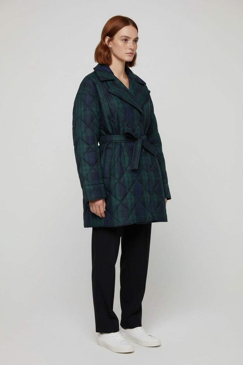 Tommy Hilfiger Damen Wintermantel Mehrfarbig Größe L