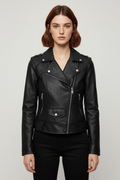 Tommy Hilfiger Jeans Damen Bikerjacke Schwarz Größe XS