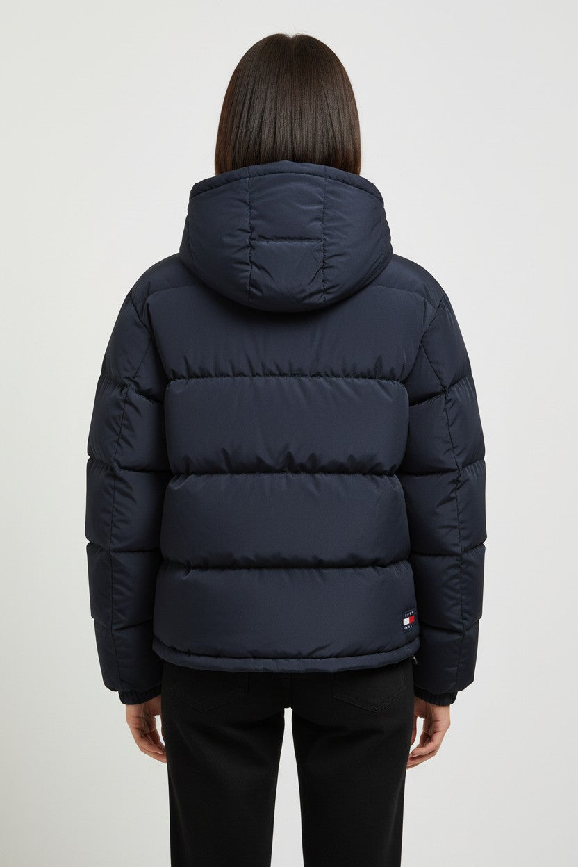 Tommy Hilfiger Jeans Damen Daunenjacke Blau Größe M