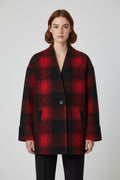 Tommy Hilfiger Jeans Damen Mantel Rot Größe XL