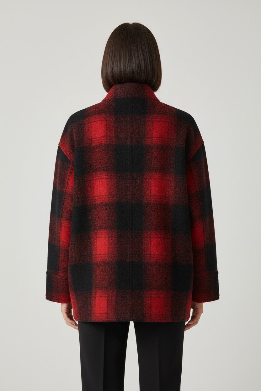 Tommy Hilfiger Jeans Damen Mantel Rot Größe XL