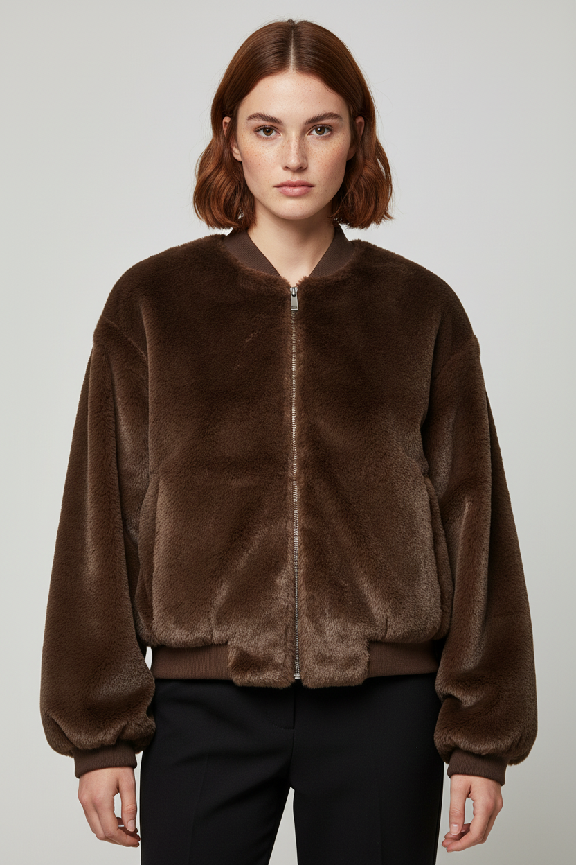 United Colors of Benetton Damen Jacke Braun Größe XL