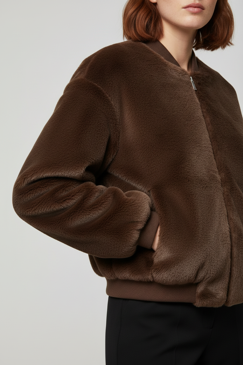 United Colors of Benetton Damen Jacke Braun Größe XL