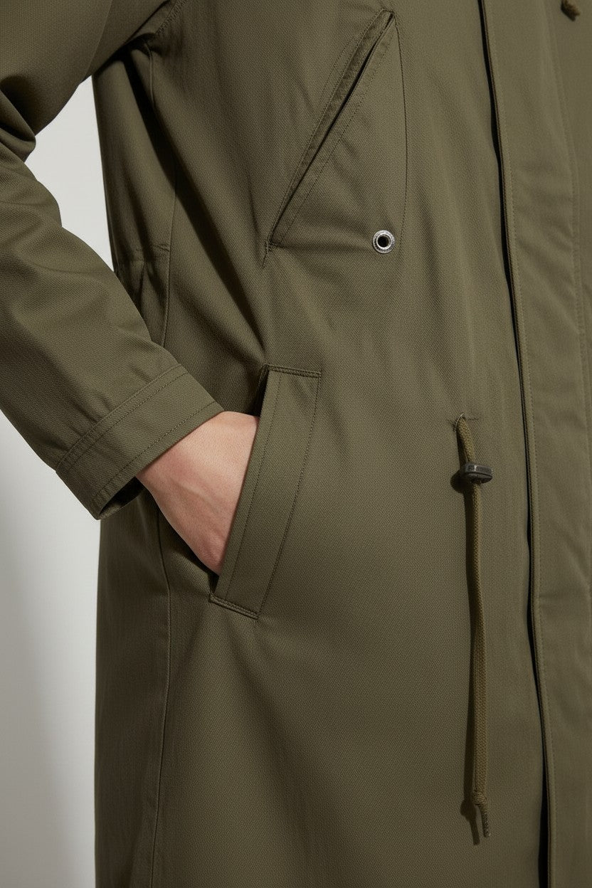 Diesel Damen Parka Grün Größe M