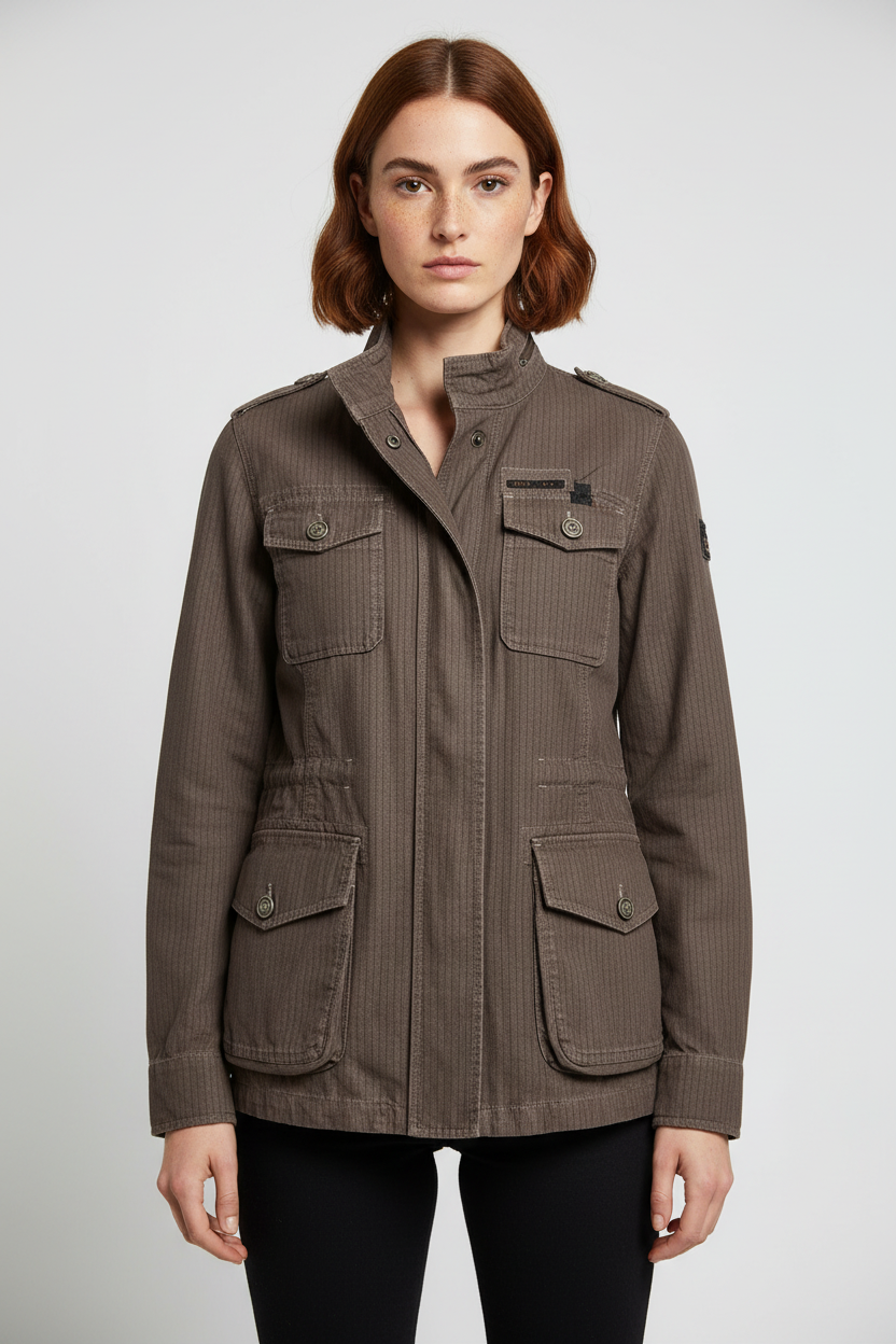 Diesel Damen Safarijacke Braun Größe L