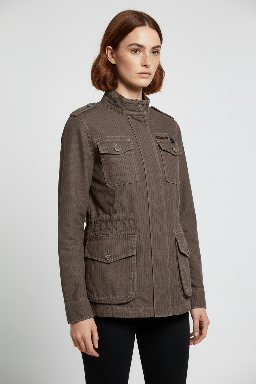 Diesel Damen Safarijacke Braun Größe L