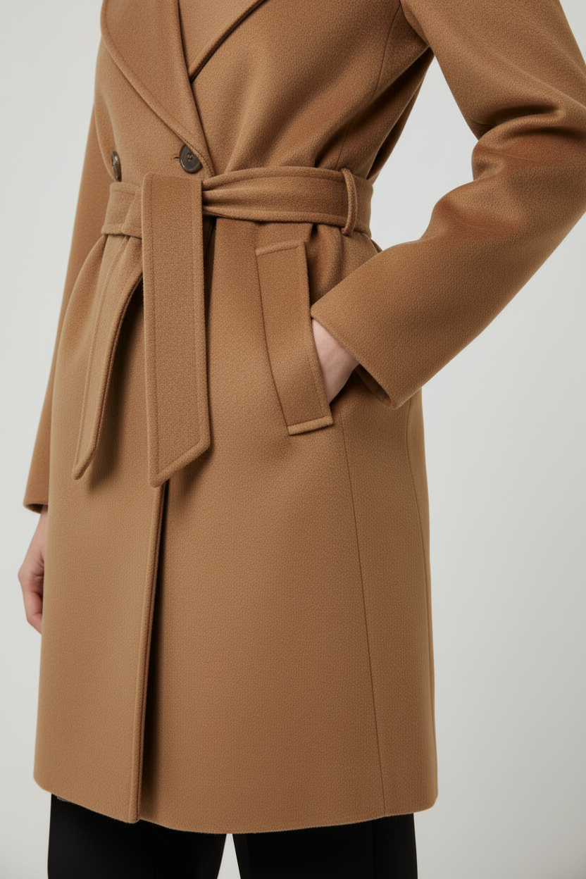 DKNY Damen Mantel Braun Größe M