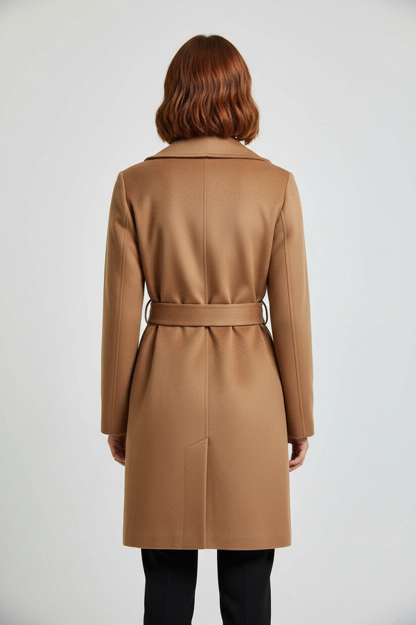 DKNY Damen Mantel Braun Größe M