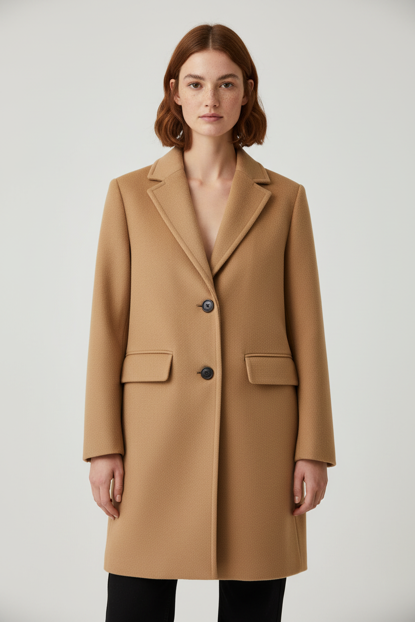 ESPRIT Damen Mantel Beige Größe XXL