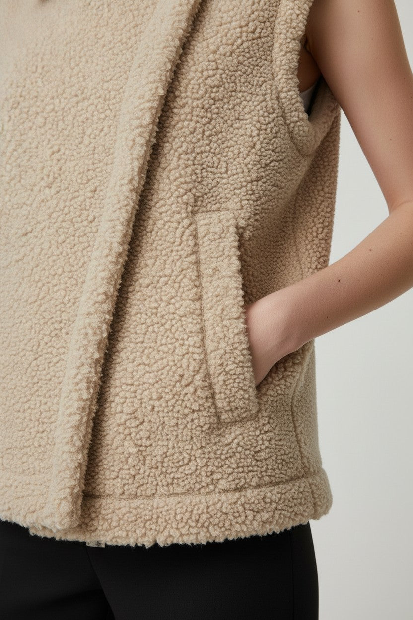 ESPRIT Damen Outdoor Weste Beige Größe XS