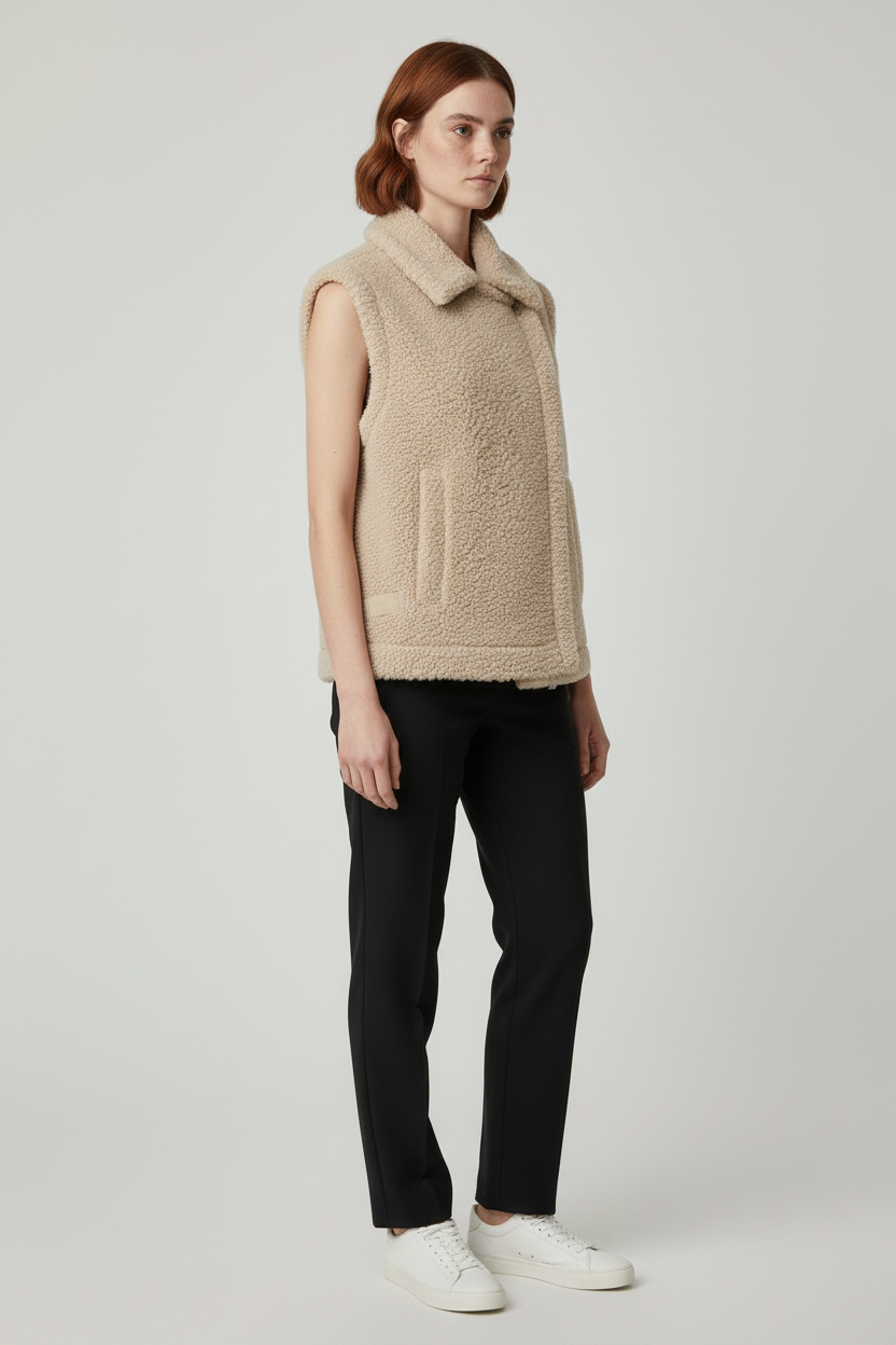 ESPRIT Damen Outdoor Weste Beige Größe XS