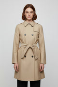 ESPRIT Damen Trenchcoat Beige Größe L