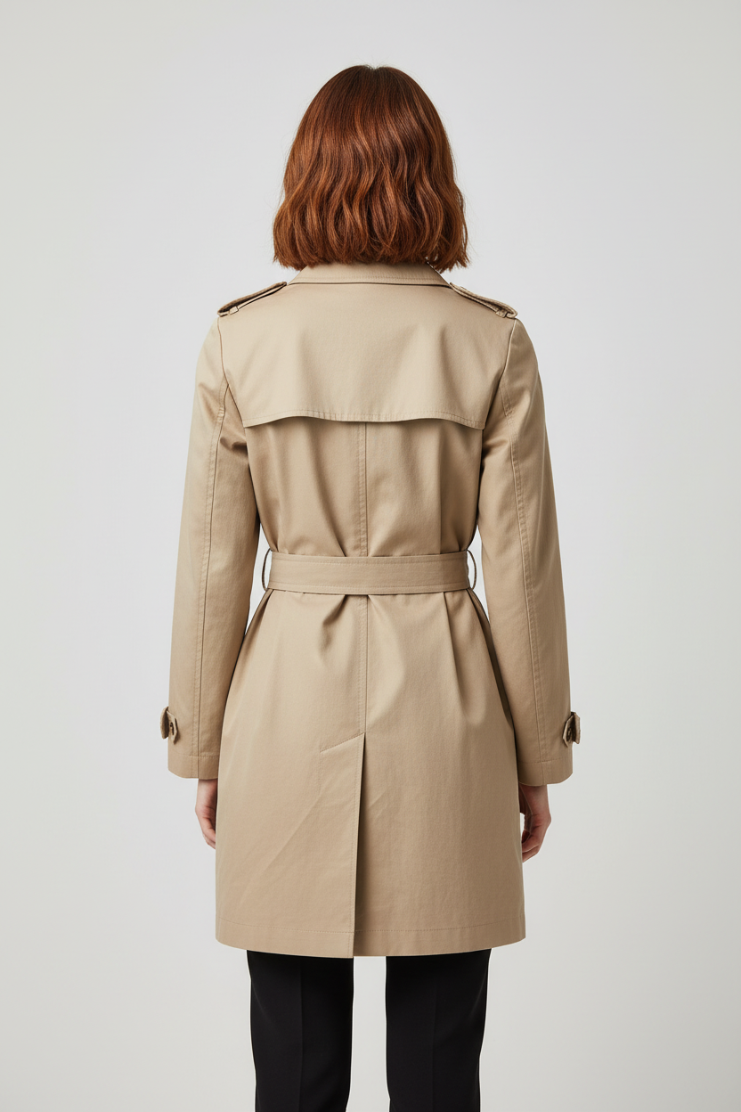 ESPRIT Damen Trenchcoat Beige Größe XS