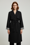 ESPRIT Damen Trenchcoat Schwarz Größe XL
