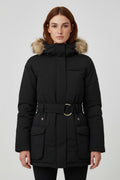 ESPRIT Damen Winterjacke Schwarz Größe L