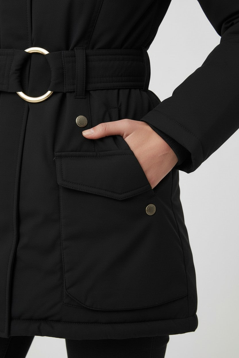 ESPRIT Damen Winterjacke Schwarz Größe L