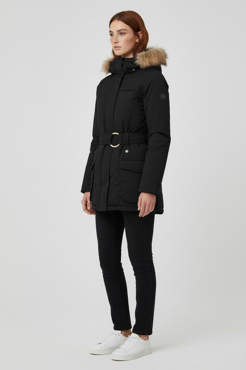 ESPRIT Damen Winterjacke Schwarz Größe L