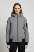 Guess Damen Bomberjacke Grau Schwarz Größe M