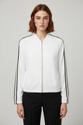 Juicy Couture Damen Jacke Weiß Schwarz Gold Größe L