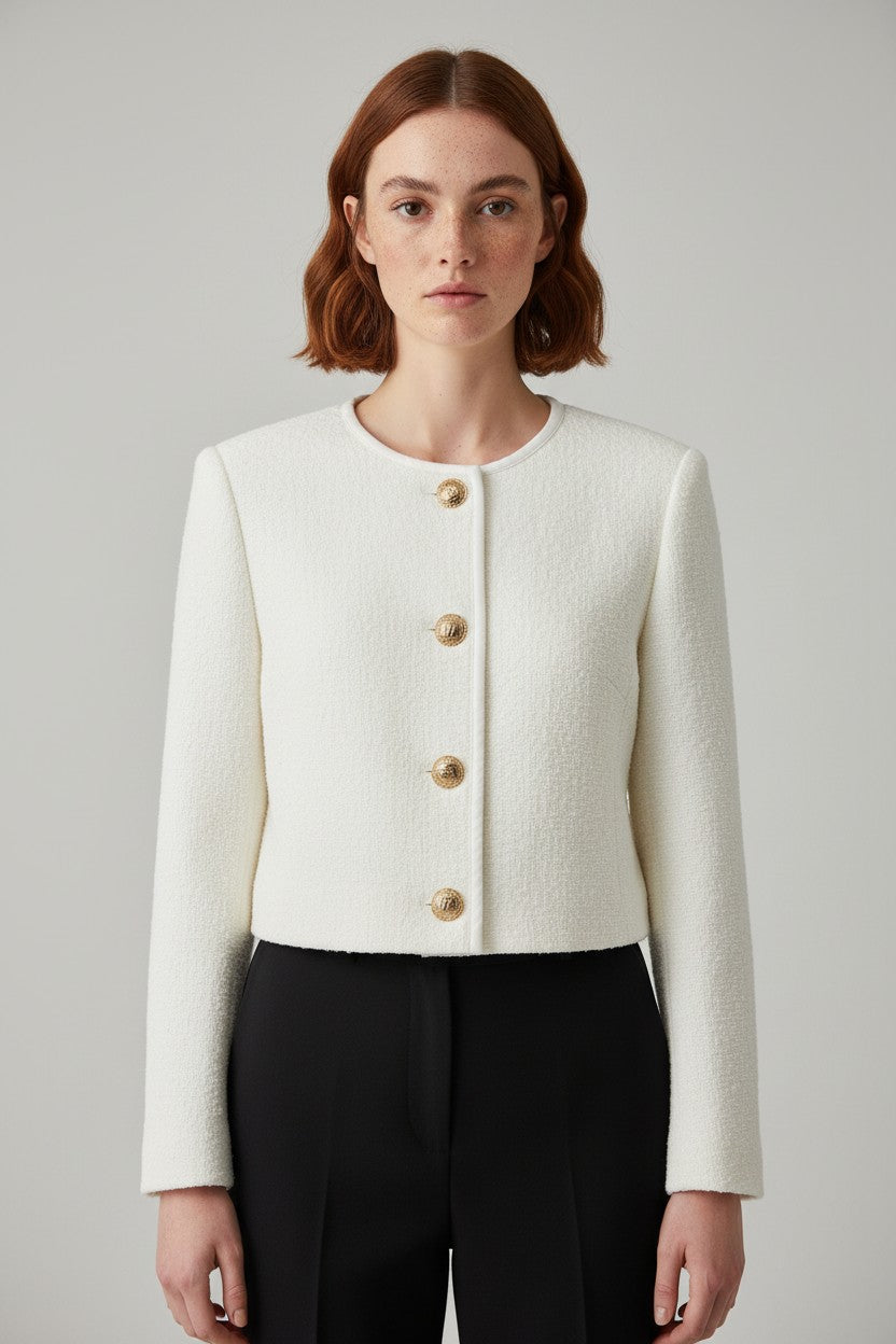 Miss Sixty Damen Jacke Beige Größe XS
