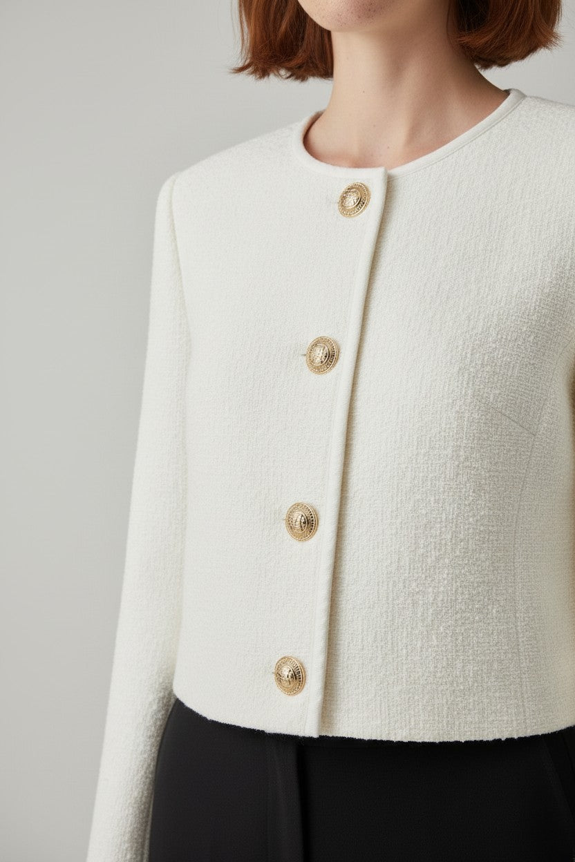 Miss Sixty Damen Jacke Beige Größe XS