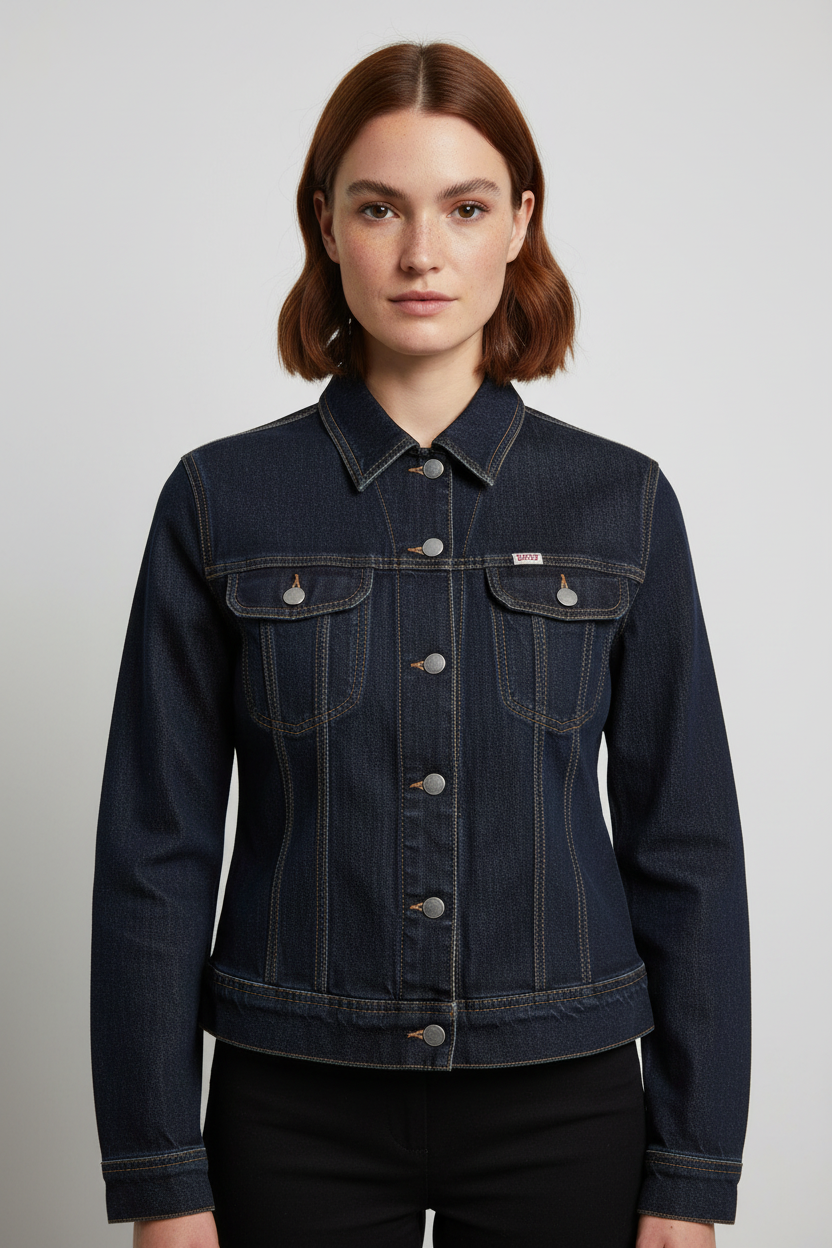 Miss Sixty Damen Jeansjacke Blau Größe M