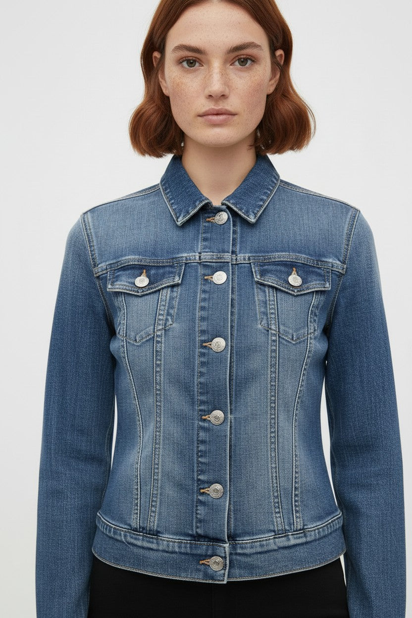 Replay Damen Jeansjacke Blau Größe XS