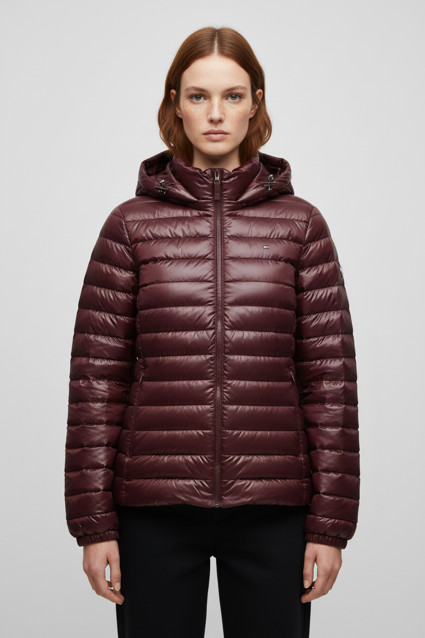 Tommy Hilfiger Damen Jacke Lila Größe XL