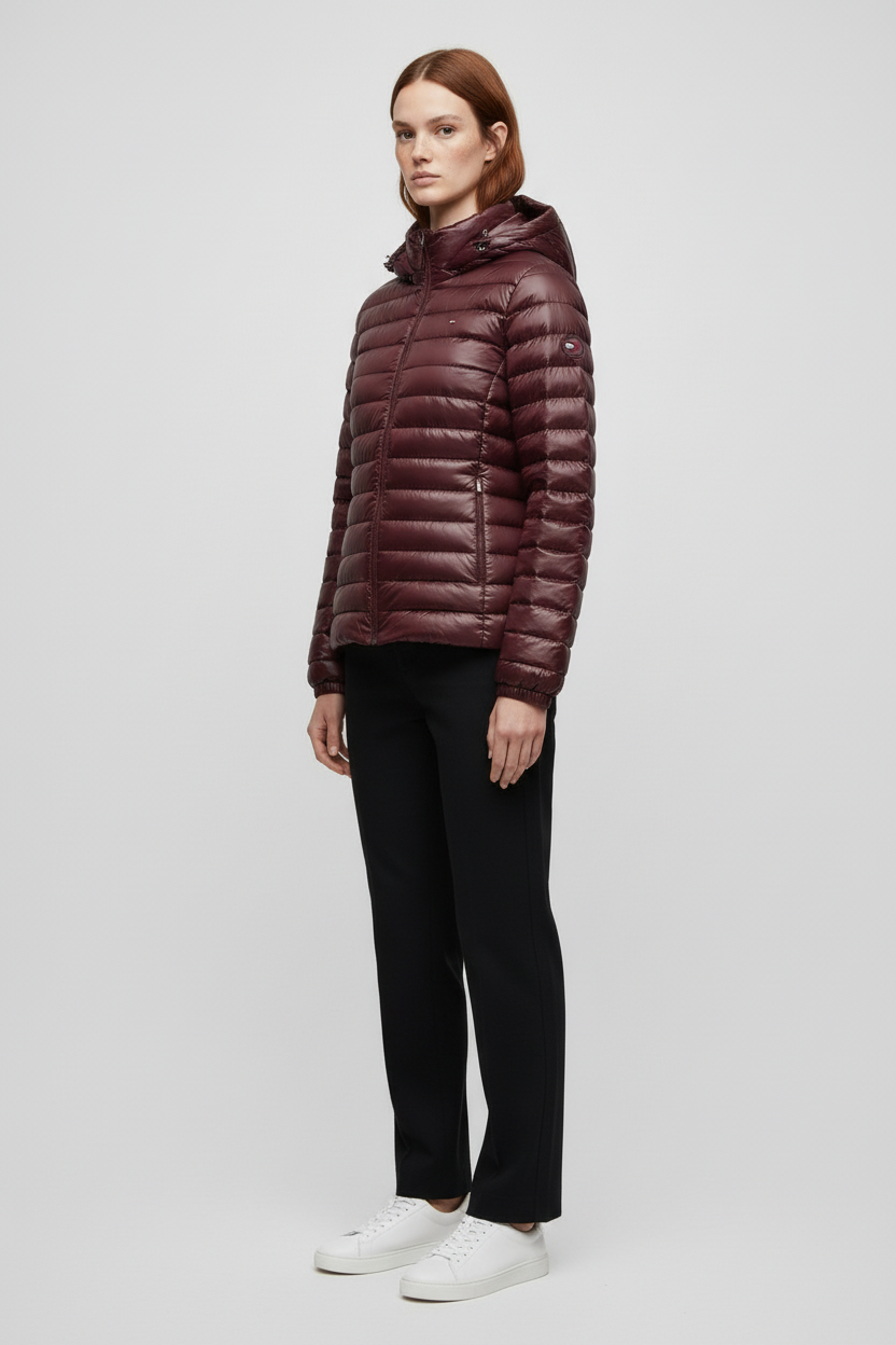 Tommy Hilfiger Damen Jacke Lila Größe XL