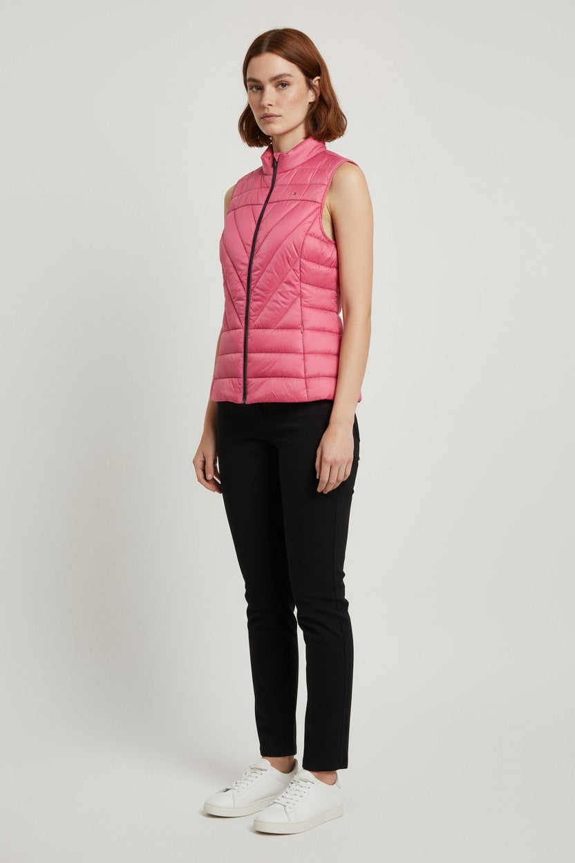 Tommy Hilfiger Damen Outdoor Weste Pink Größe 2XL