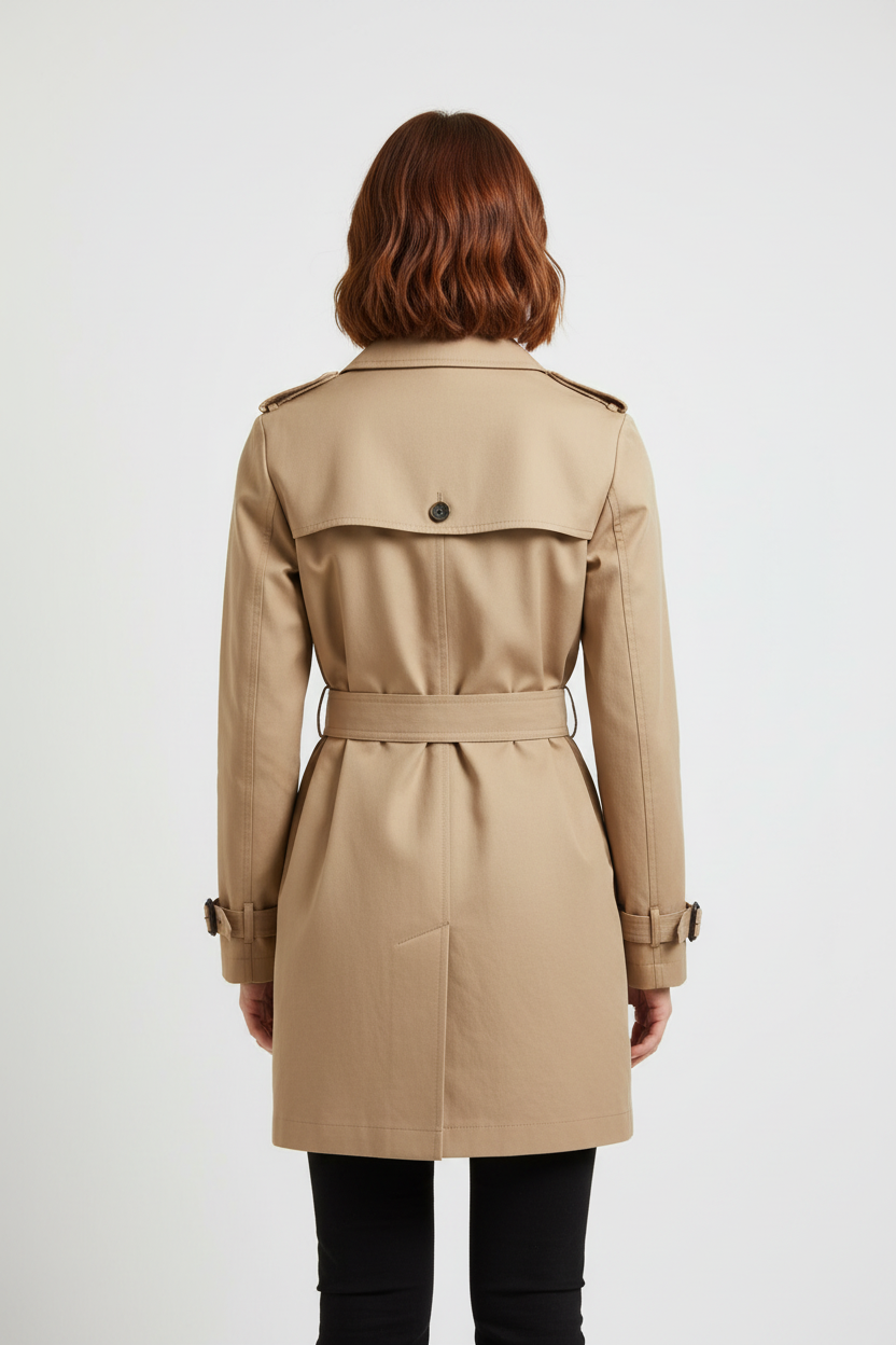 Tommy Hilfiger Damen Trenchcoat Beige Größe S