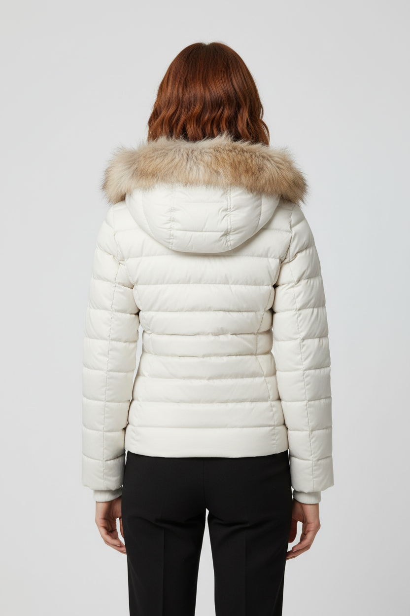 Tommy Hilfiger Jeans Damen Daunenjacke Beige Größe XS